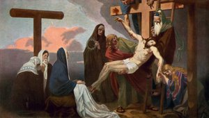 A descida de Jesus da cruz